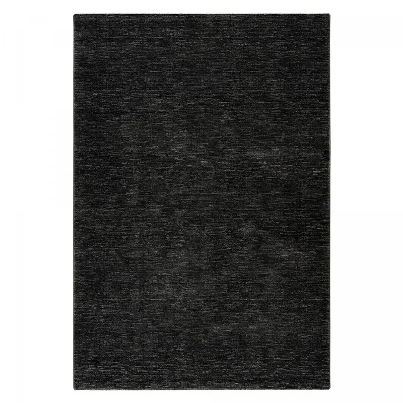 Tapis Gris et Noir en Polypropylène 120x170 cm – Royaume du Tapis
