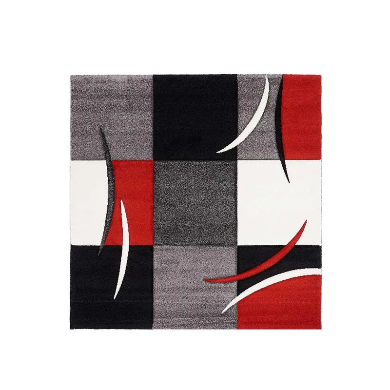 Tapis Rouge Carré 120x120 cm – Royaume du Tapis