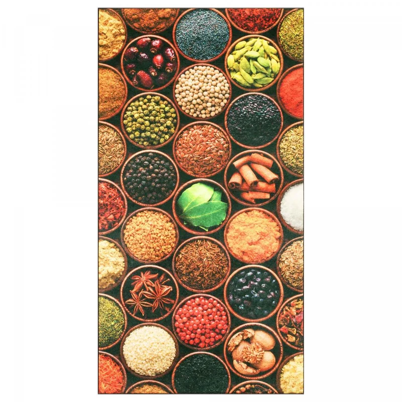 Tapis de Cuisine Multicolore Kilim Imprimé 80x150 cm – Royaume du Tapis