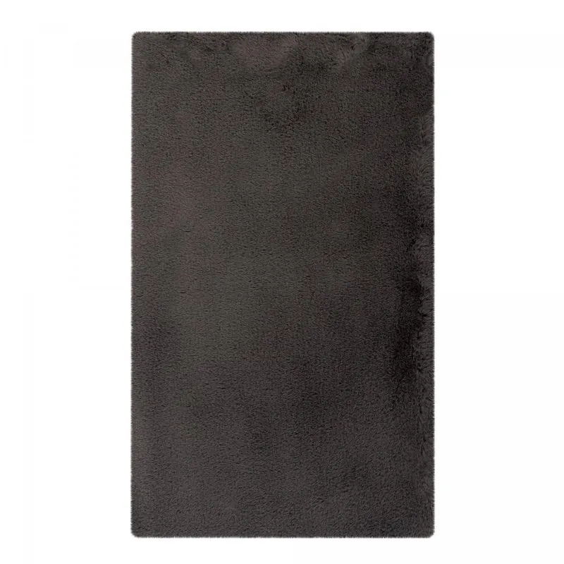 Tapis Shaggy Gris en Polyester 5 50x90 cm – Royaume du Tapis