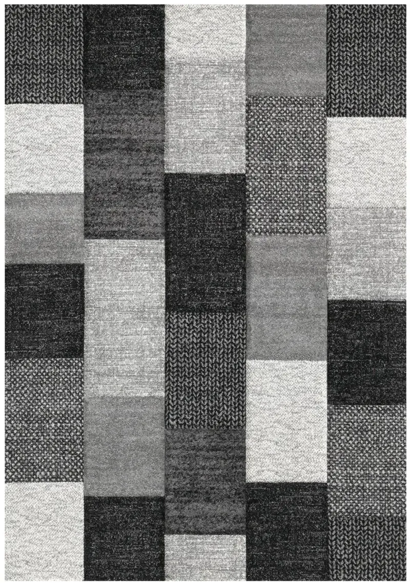 Tapis Gris en Polypropylène 80x150 cm – Royaume du Tapis