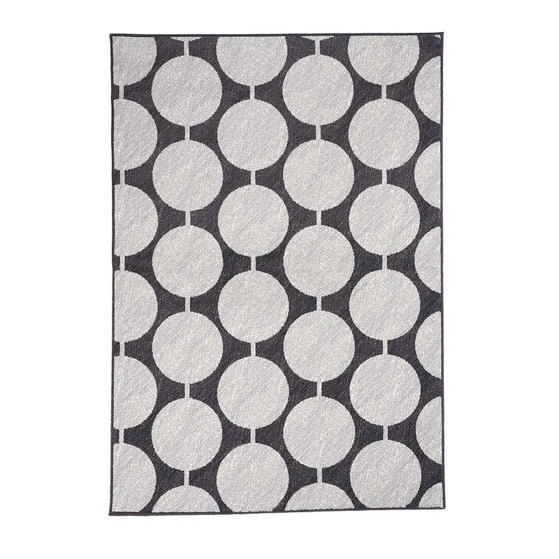 Tapis Gris Style Rétro 80x150 cm – Royaume du Tapis