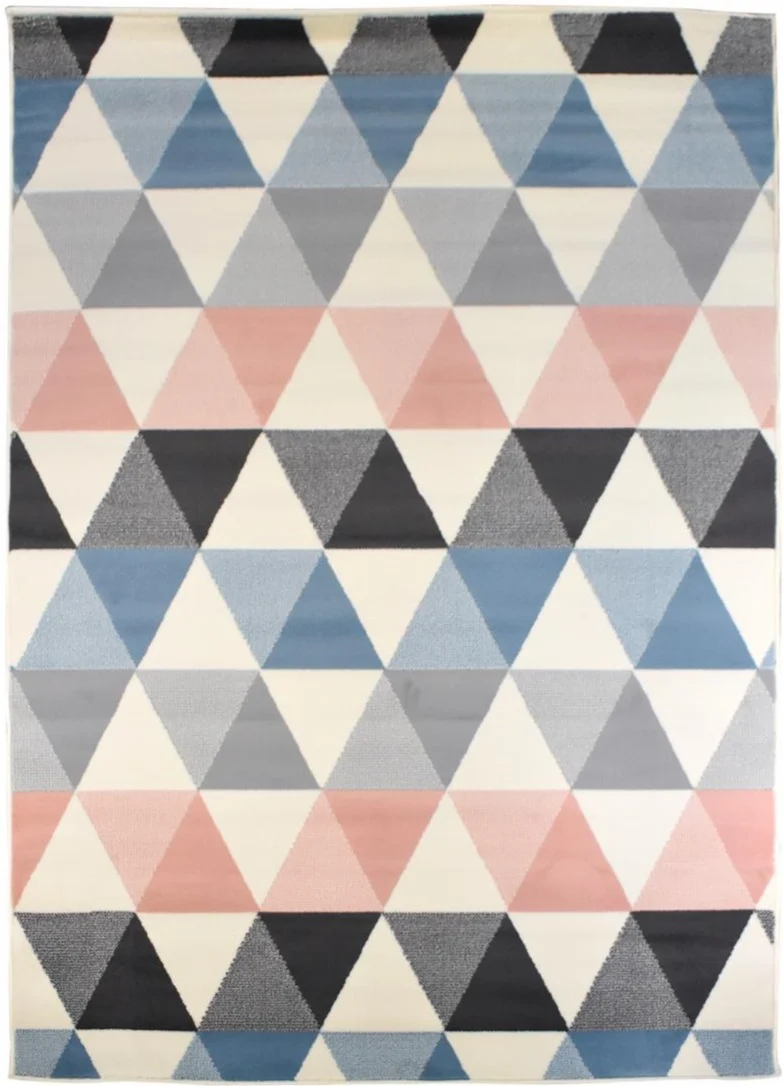 Tapis Crème Pasteliangle en Polypropylène 120x170 cm – Royaume du Tapis