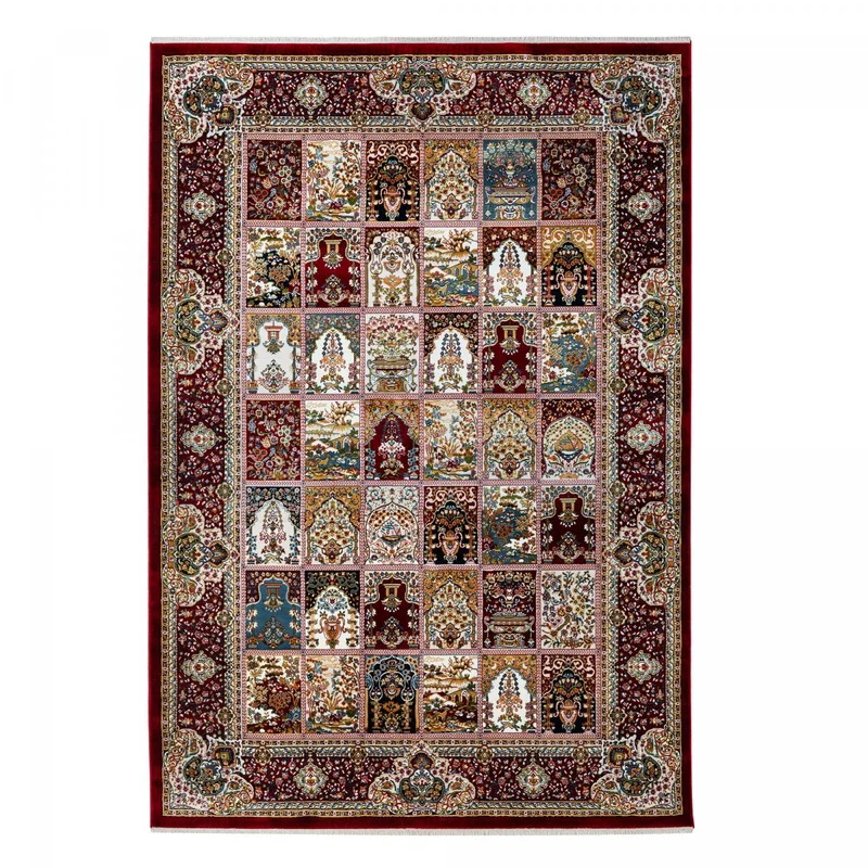 Tapis Rouge en Polyester 2 140x200 cm – Royaume du Tapis