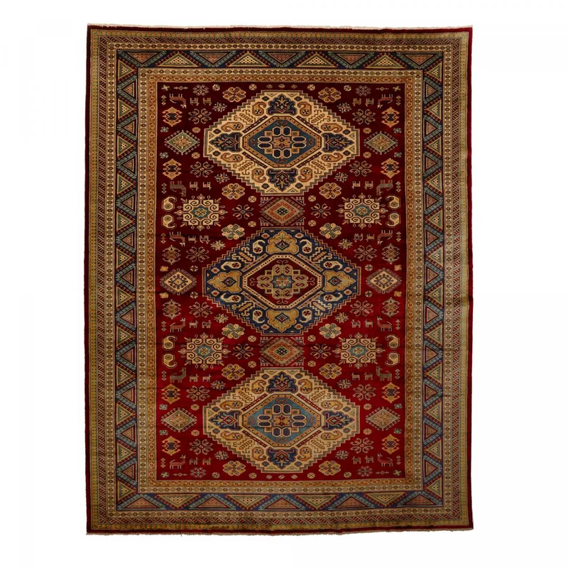 Tapis d'Orient Rouge en Laine 250x300 cm – Royaume du Tapis