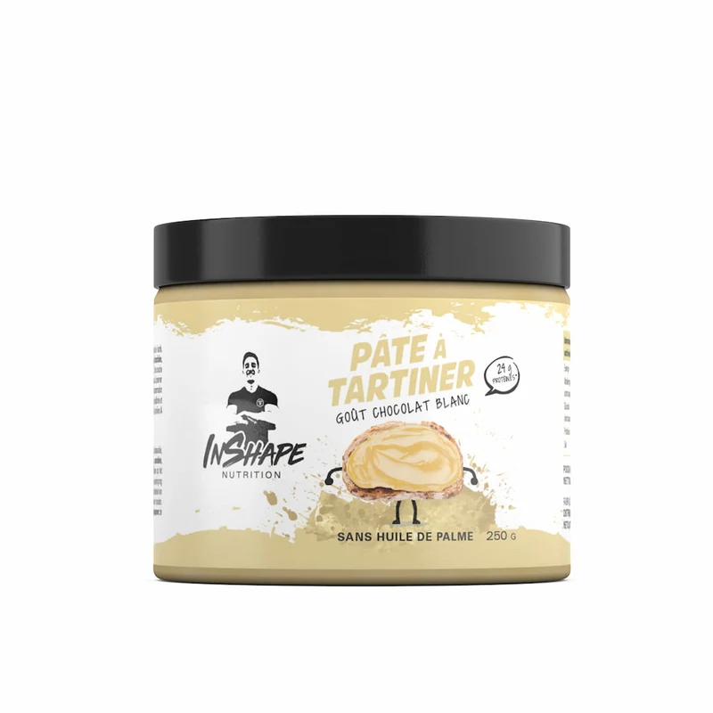Pâte à tartiner goût chocolat blanc