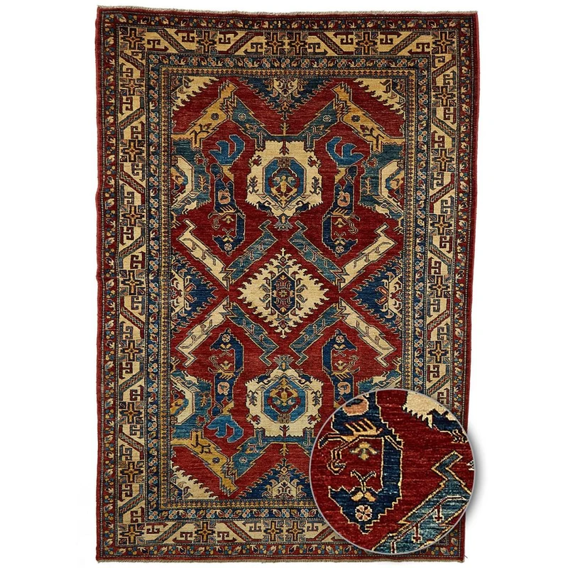 Tapis d'Orient Bordeaux en Laine 180x270 cm – Royaume du Tapis