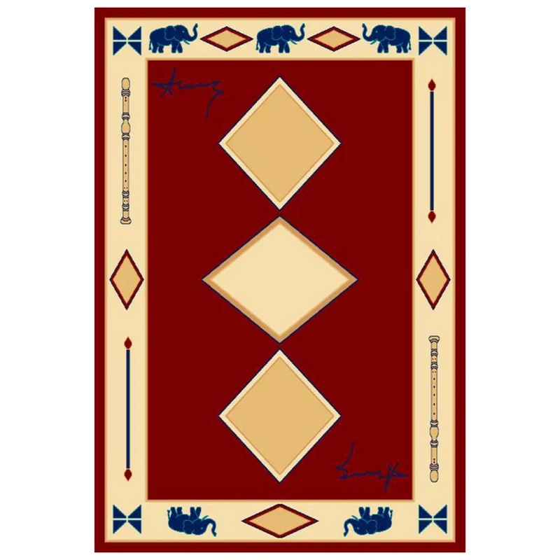 Tapis Style Orient Rouge Chobay 7 120x180 cm – Royaume du Tapis