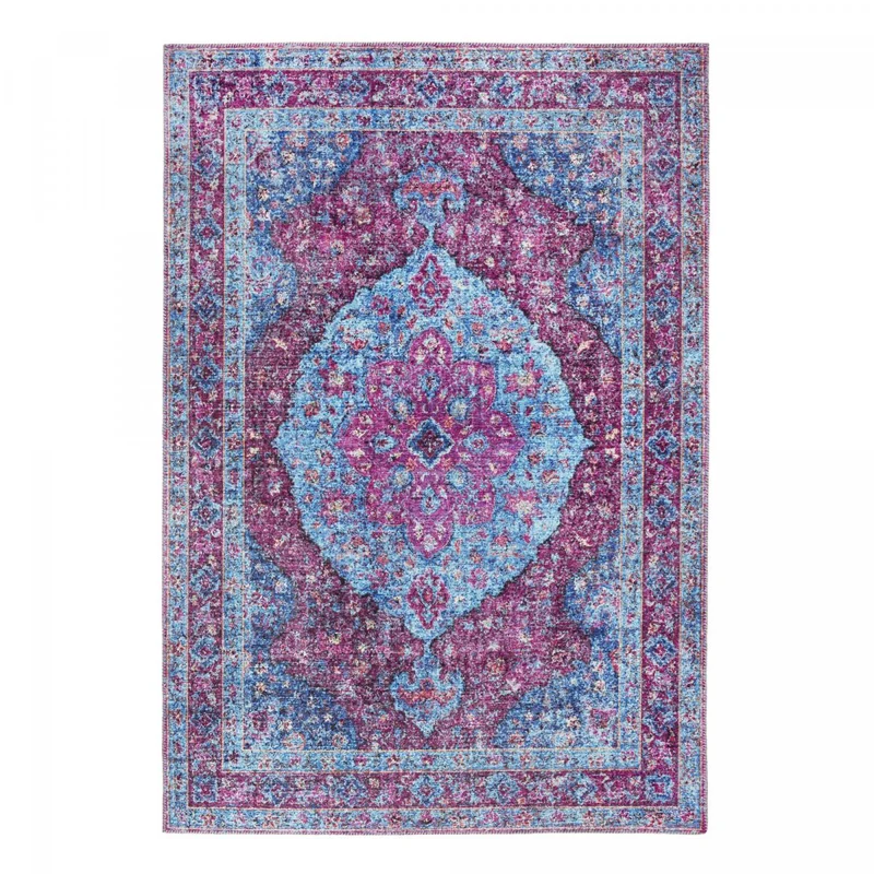 Tapis Style Orient Multicolore en Polyester 160x230 cm – Royaume du Tapis