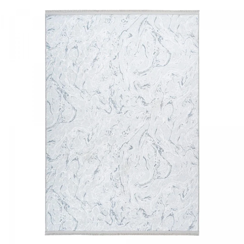 Tapis Argent en Polyester 120x160 cm – Royaume du Tapis