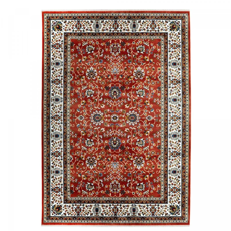 Tapis Orange en Polyester 140x200 cm – Royaume du Tapis