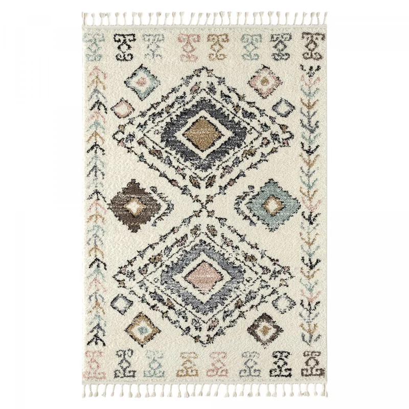 Tapis Style Berbère Crème en Polypropylène 3 120x170 cm – Royaume du Tapis