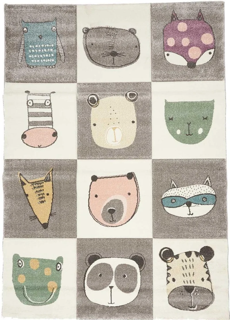 Tapis Chambre enfant animaux ZOO