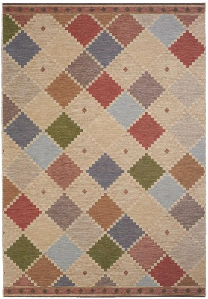 Tapis d'Extérieur multicolore style Ethnique DAMIER