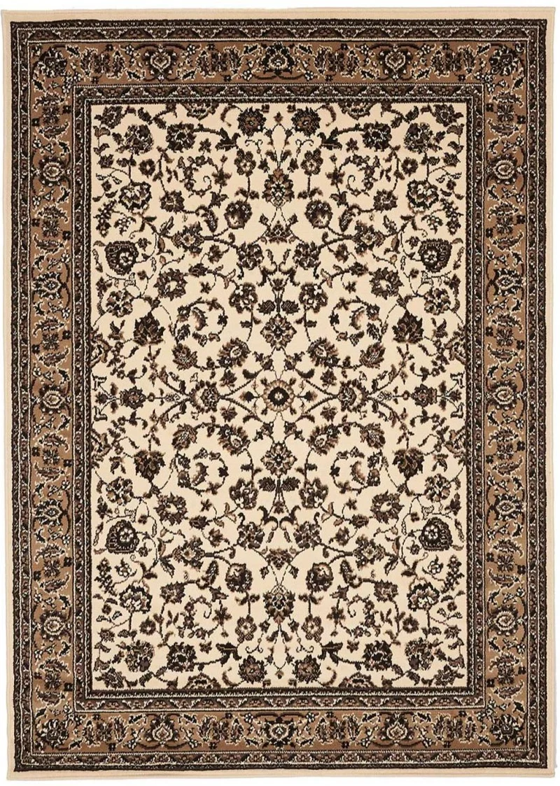 Tapis Beige inspiration Orientale MEDAILLON