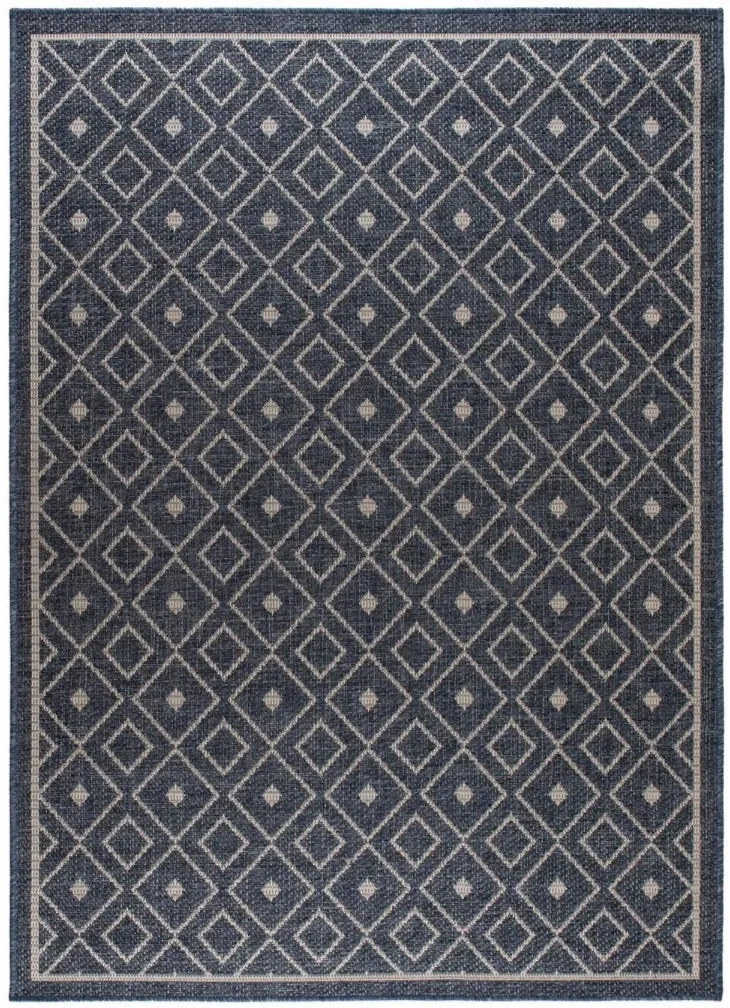 Tapis d'Extérieur Bleu kilim Graphique BABTA
