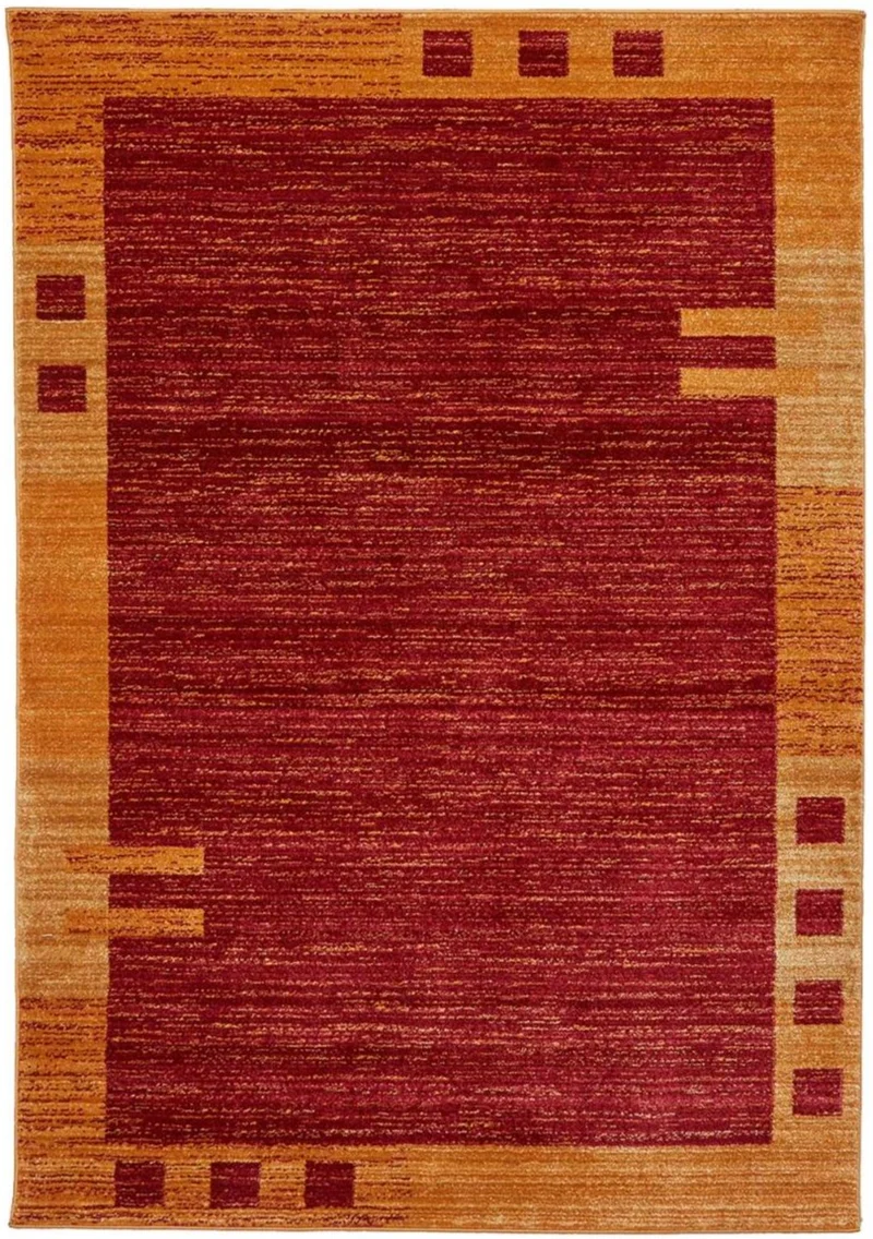 Tapis de Salon Rouge style Moderne CHOBAY