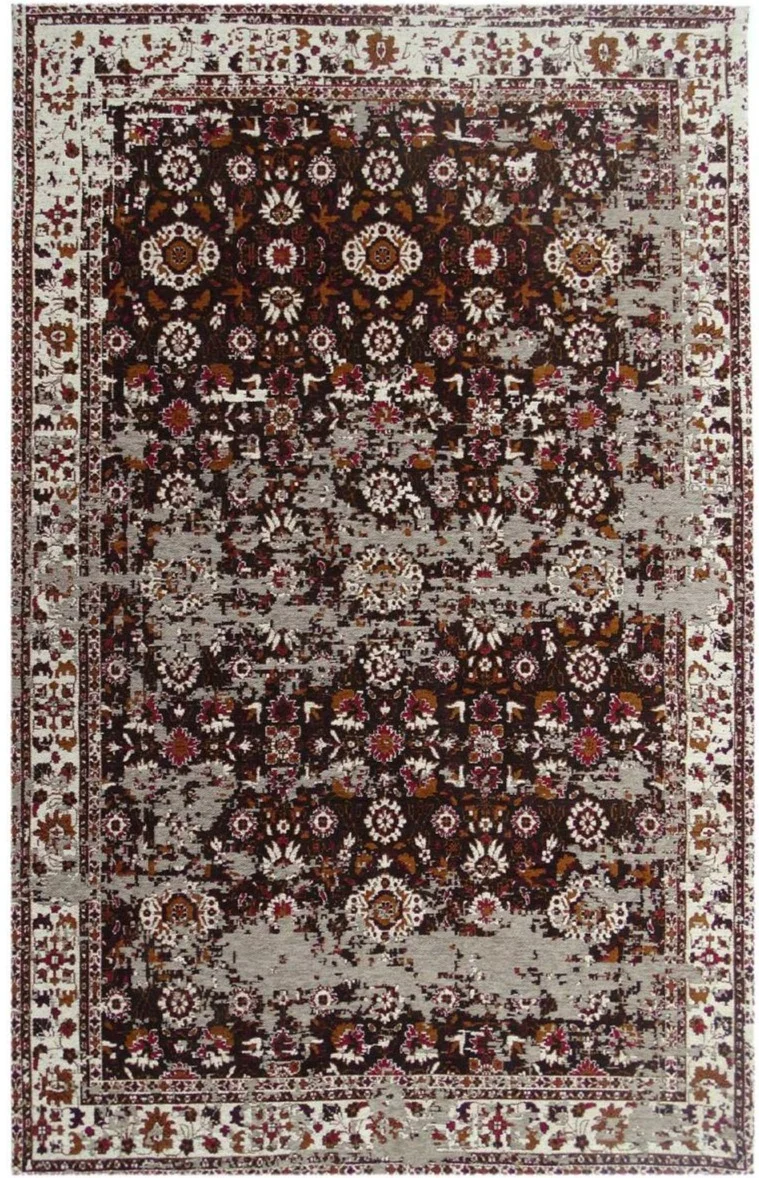Tapis d'Orient Marron kilim fait main MORESA