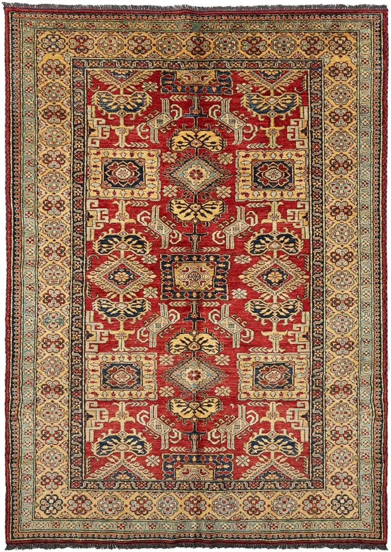 Tapis d'Orient haute qualité en laine multicolore KAZAK