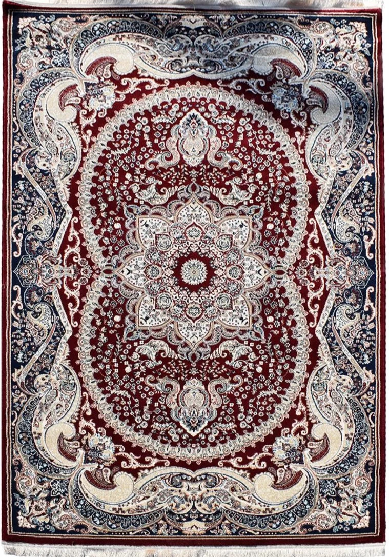 Tapis Oriental Rouge pour salon TABRA