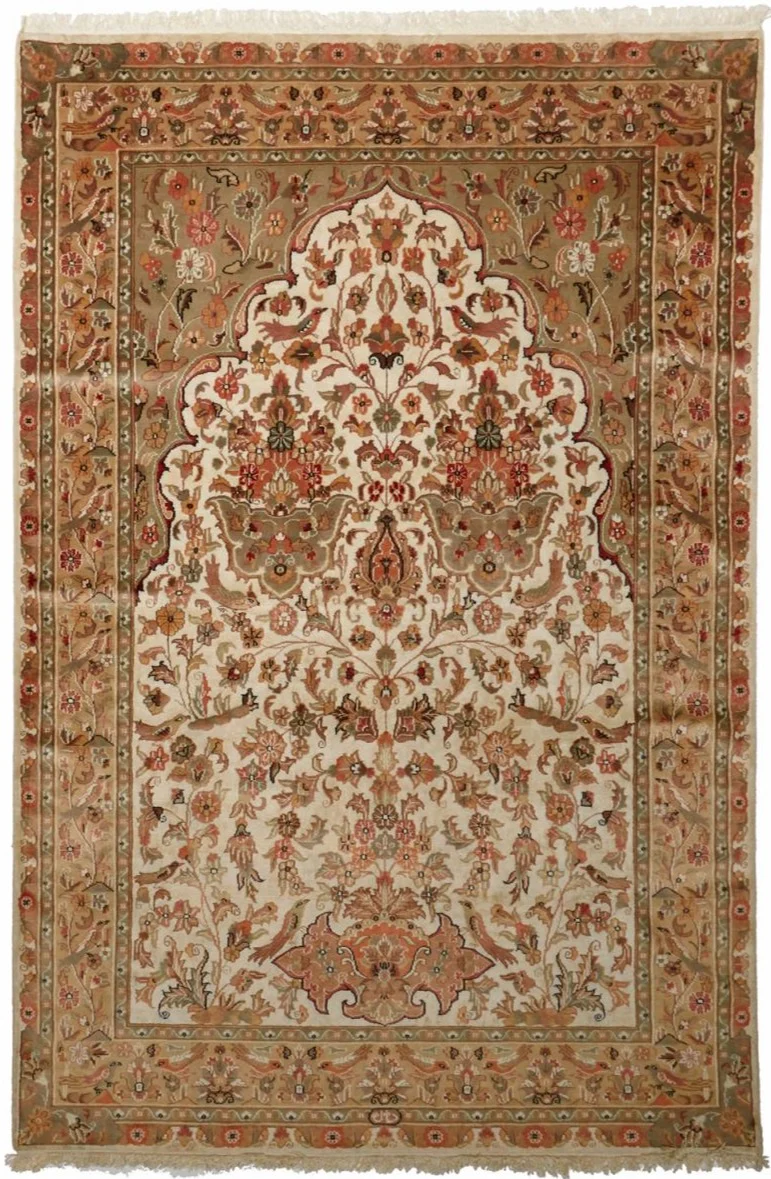 Tapis D'Orient prestige en laine noué main JIHANGIR