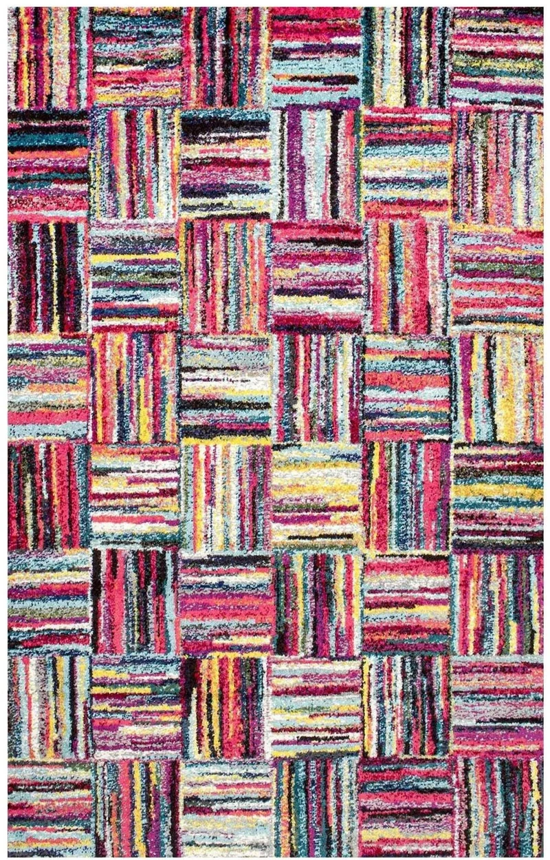 Tapis Graphique Multicolore BOUTIK BRIK