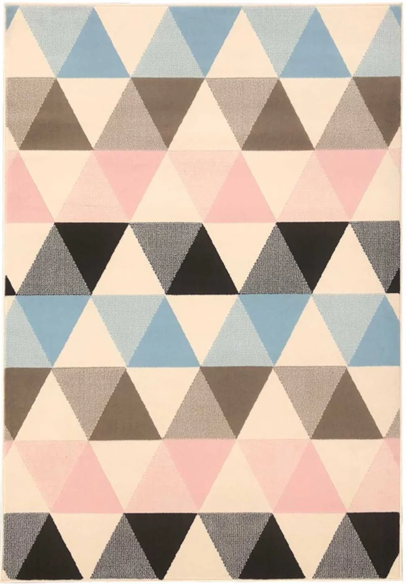 Tapis Scandinave multicolore PASTELIANGLE