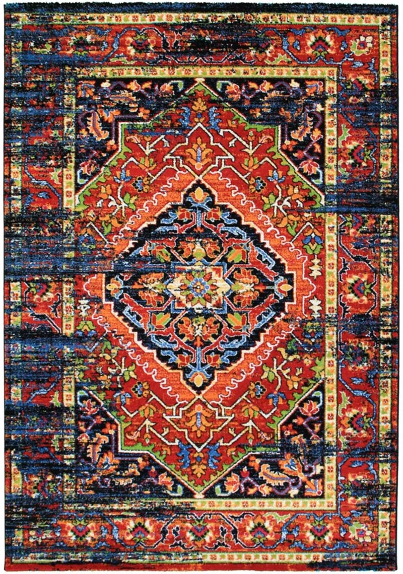 Tapis Design Oriental Multicolore MADALYON