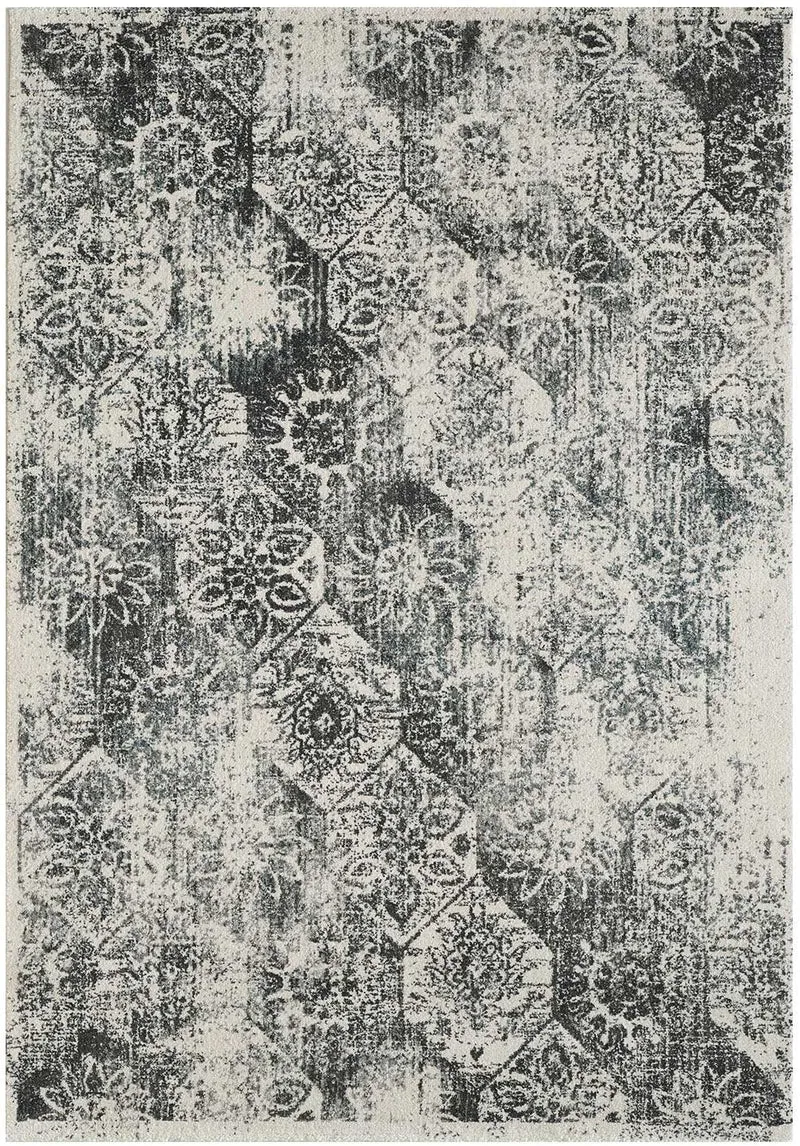 Tapis de Salon Vintage Gris KVG VOG