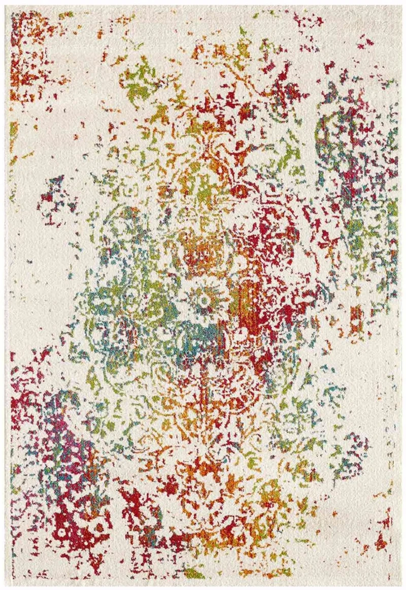 Tapis de Salon Oriental Multicolore DESTRUCTURE