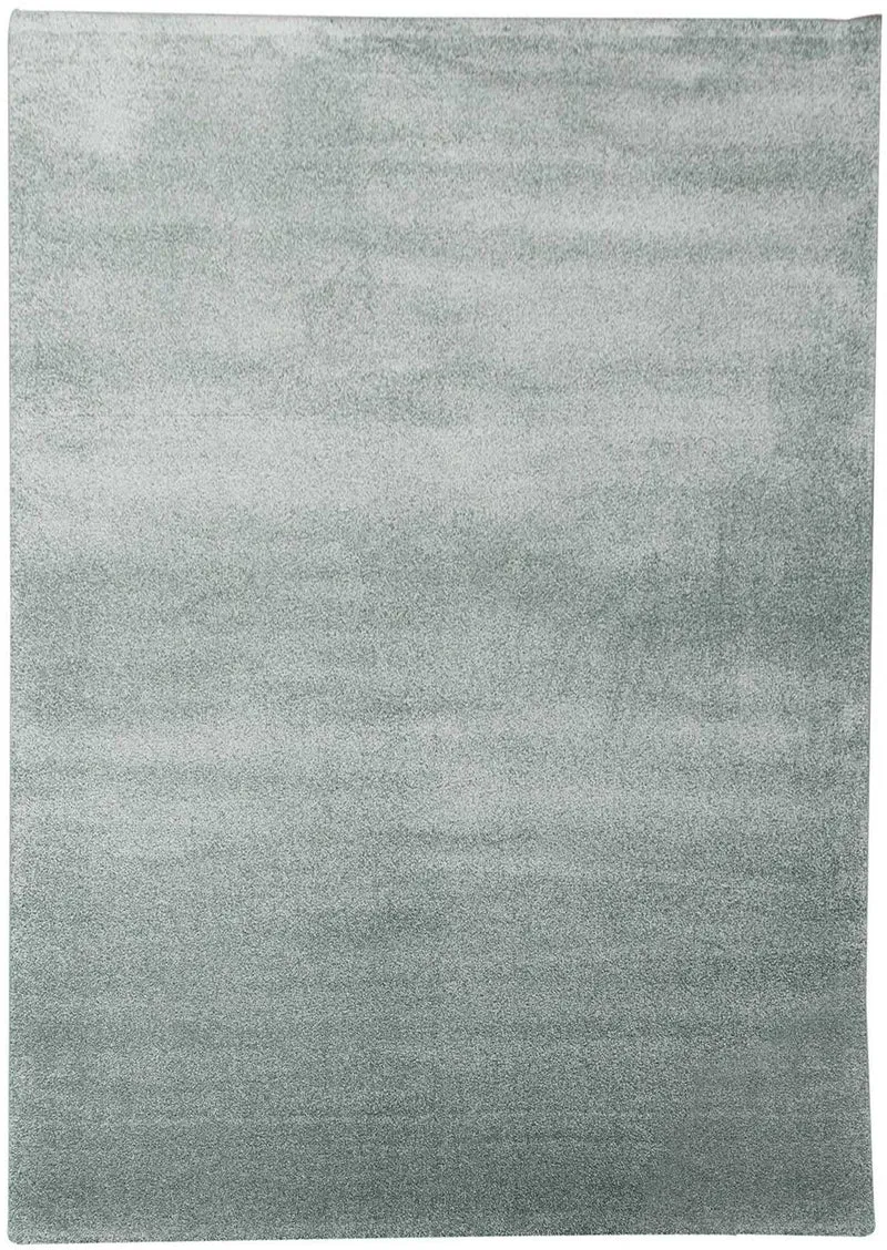 Tapis de Salon Design Bleu Uni TOPAL LUXE