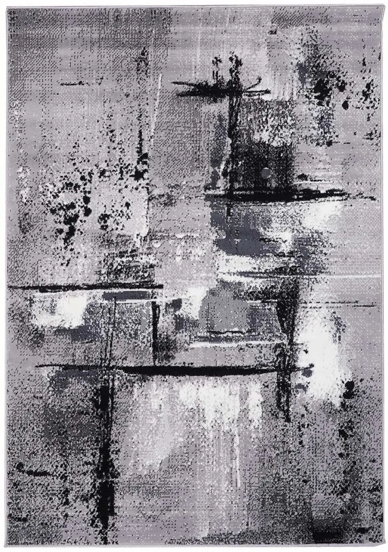 Tapis de Salon Gris Moderne AF TABLO