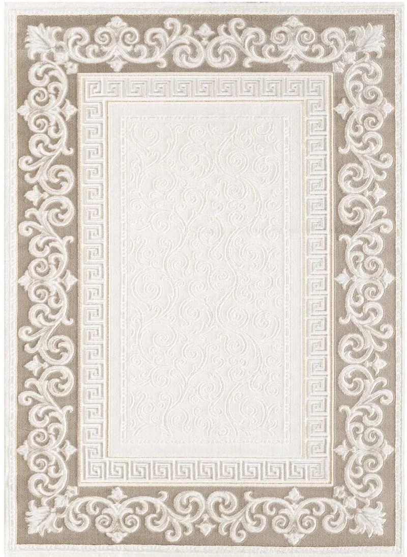 Tapis de salon motif traditionnel Marron KHY ASTA