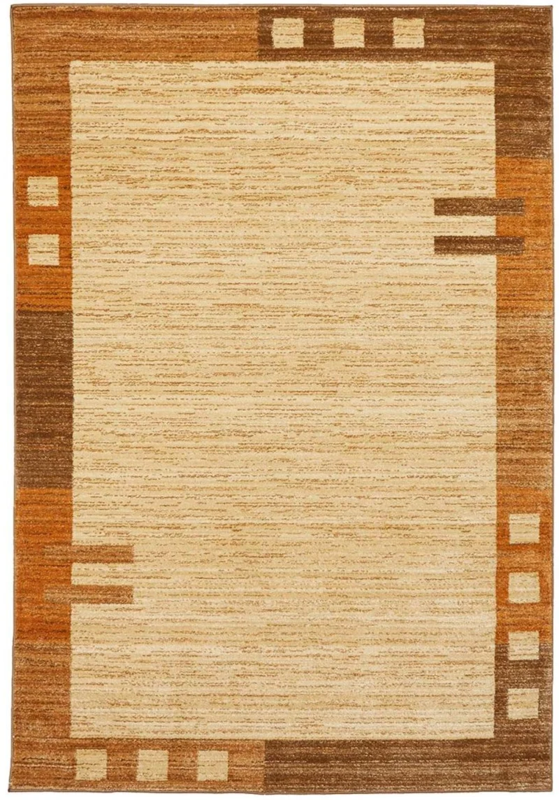 Tapis design Graphique simple beige CHOBAY