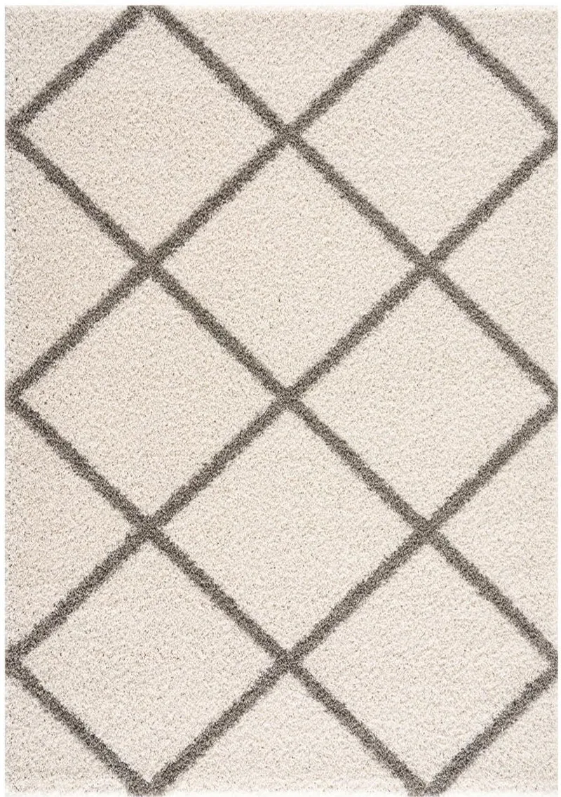 Tapis Shaggy style Scandinave Beige MADRAG