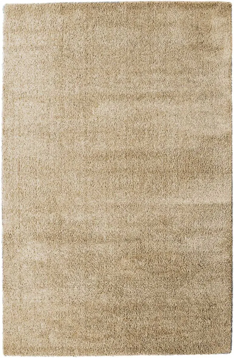 Tapis Shaggy Beige Uni premium SILKY TOUCH