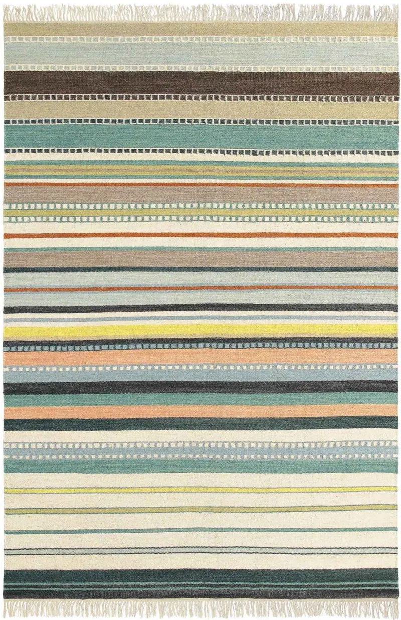 Tapis en Laine Multicolore tissé main Graphique SPLENDID