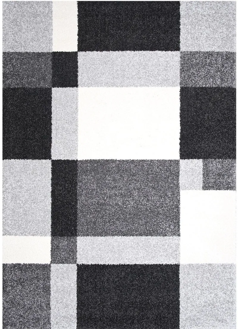 Tapis de Salon Gris Graphique BOKODA