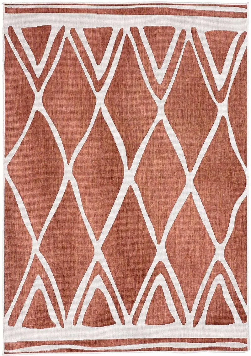 Tapis Extérieur réversible Rouge Berbère ARIBIA