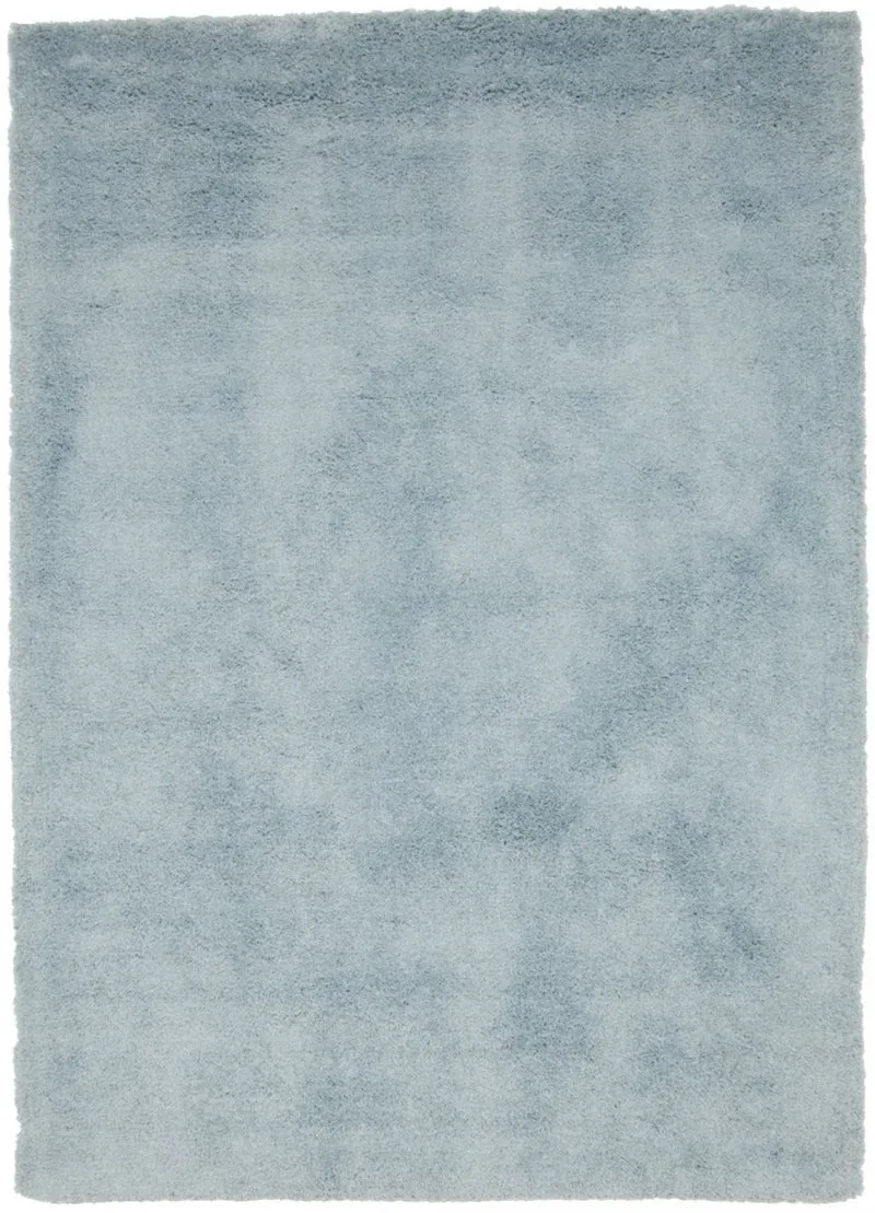 Tapis Shaggy Bleu Uni extra doux SG CHIC