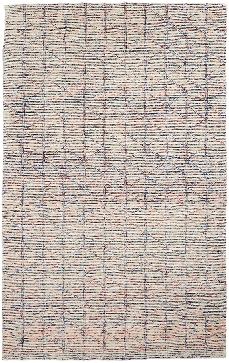 Tapis de Salon en Laine Moderne Uni Multicolore BERNES