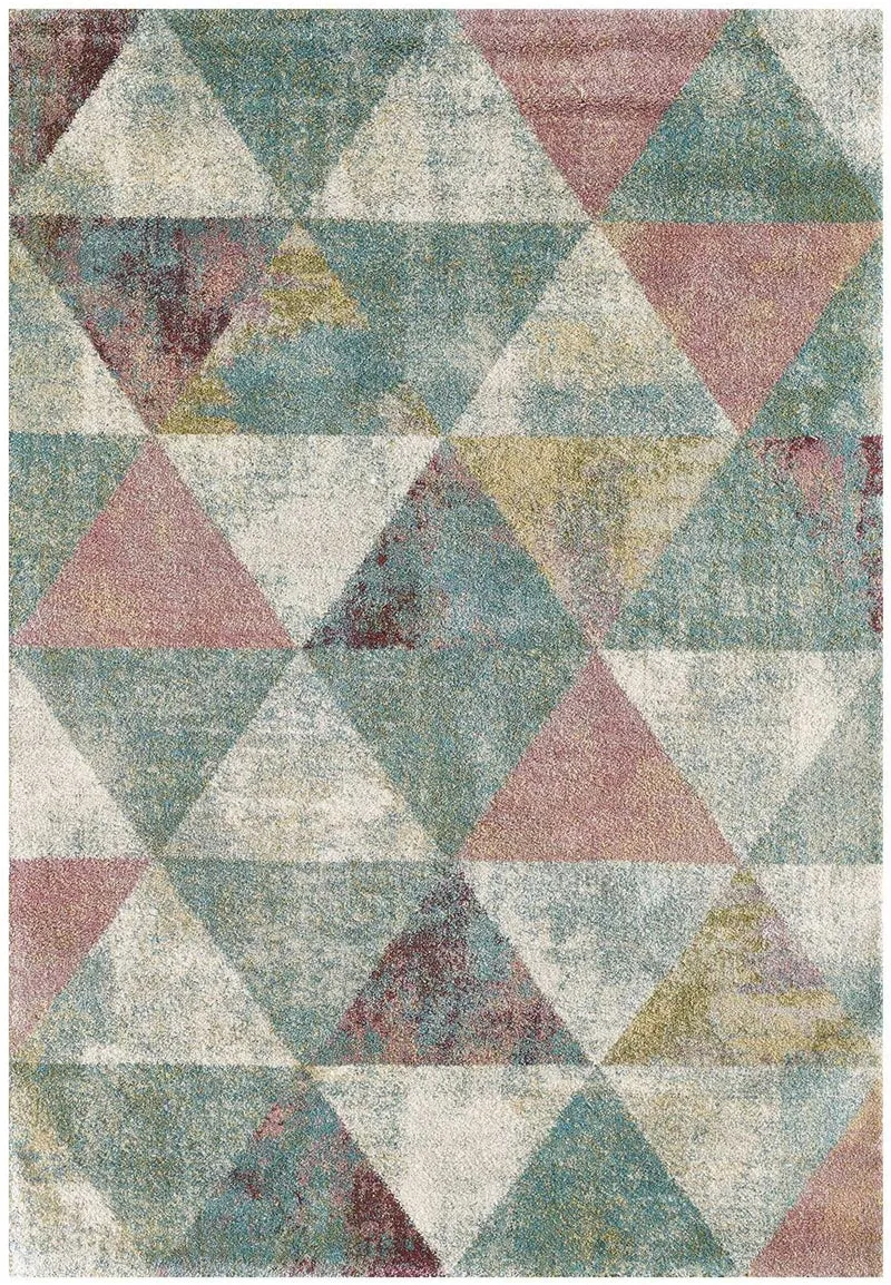 Tapis de Salon Scandinave Multicolore RONGO
