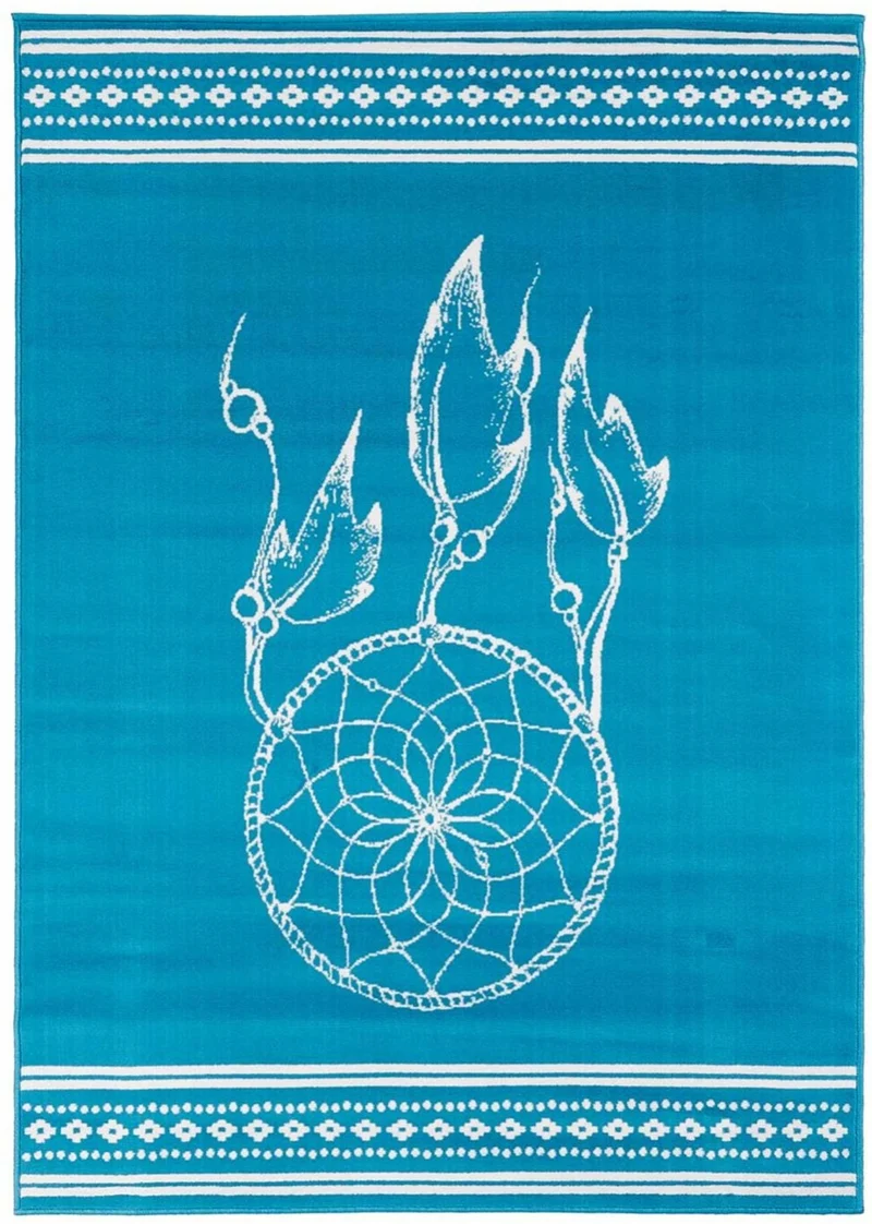 Tapis de Chambre Bleu AF ATTRAPE REVE