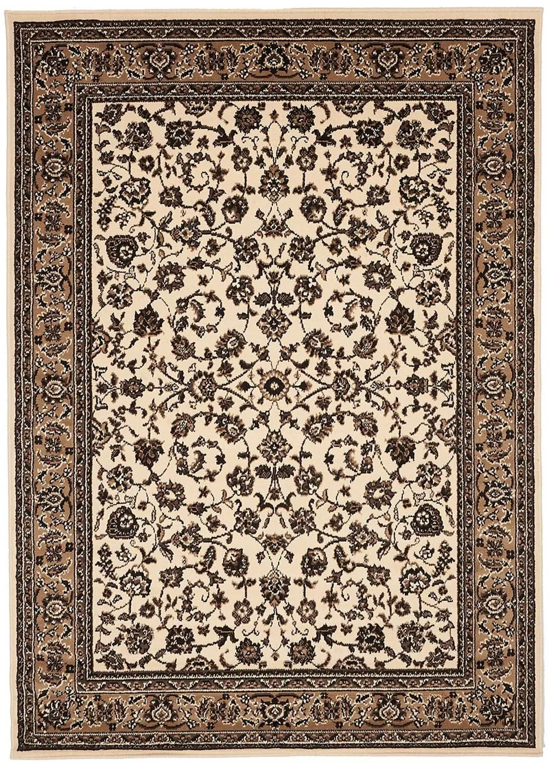 Tapis d'Orient de Salon Beige BC MEDAILLON