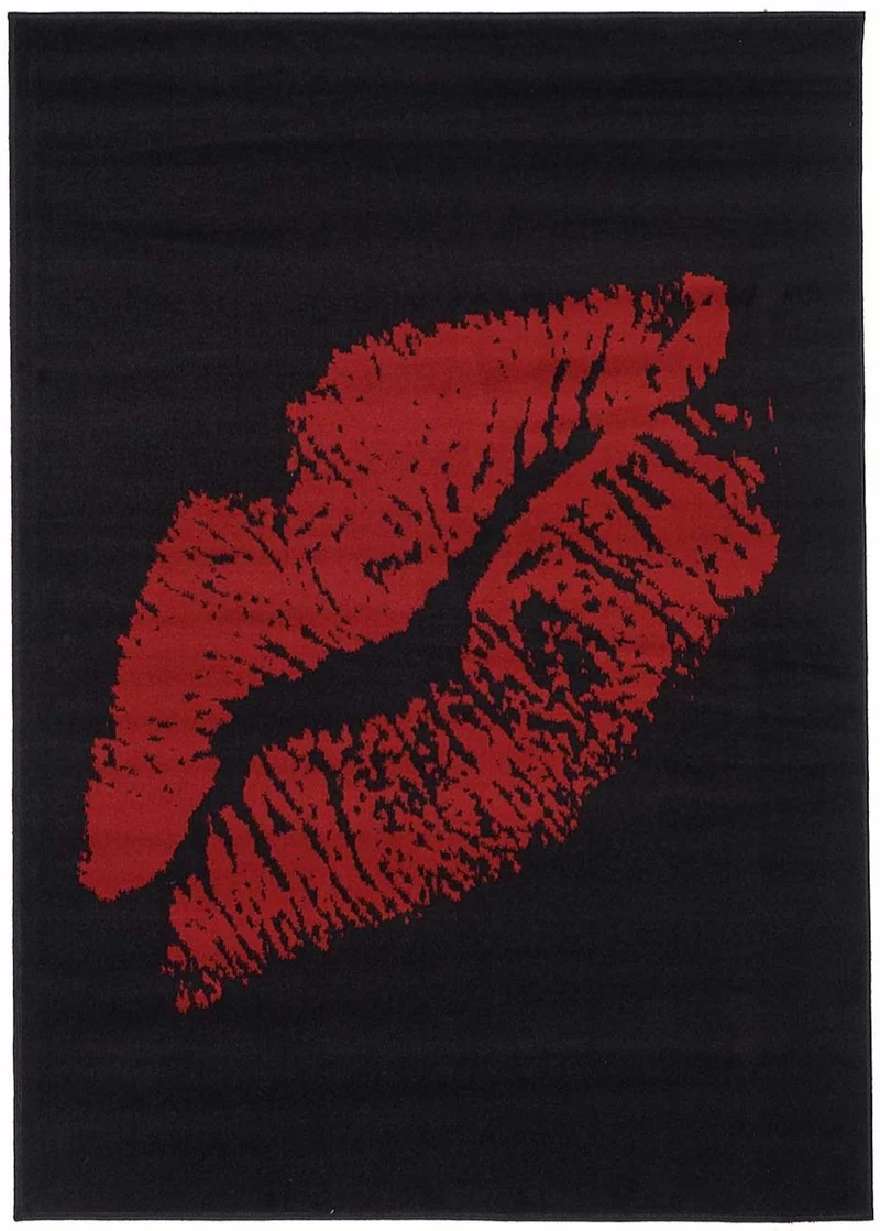 Tapis Noir Design AF REDKISS