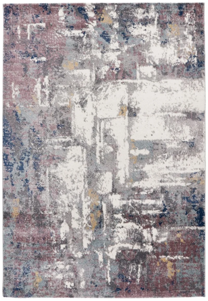 Tapis Design Abstrait Multicolore TRENDA LL