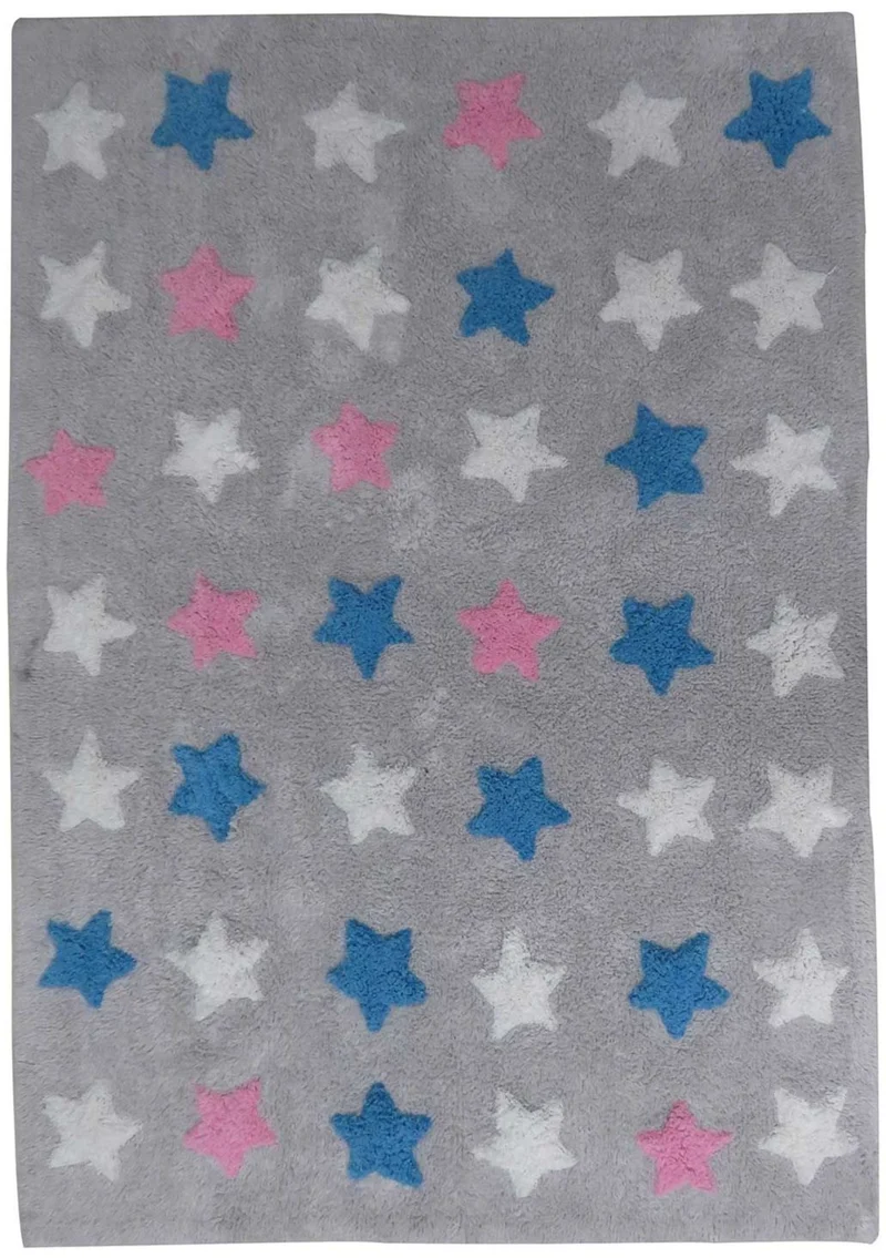 Tapis de Chambre Multicolore en coton ETOILE