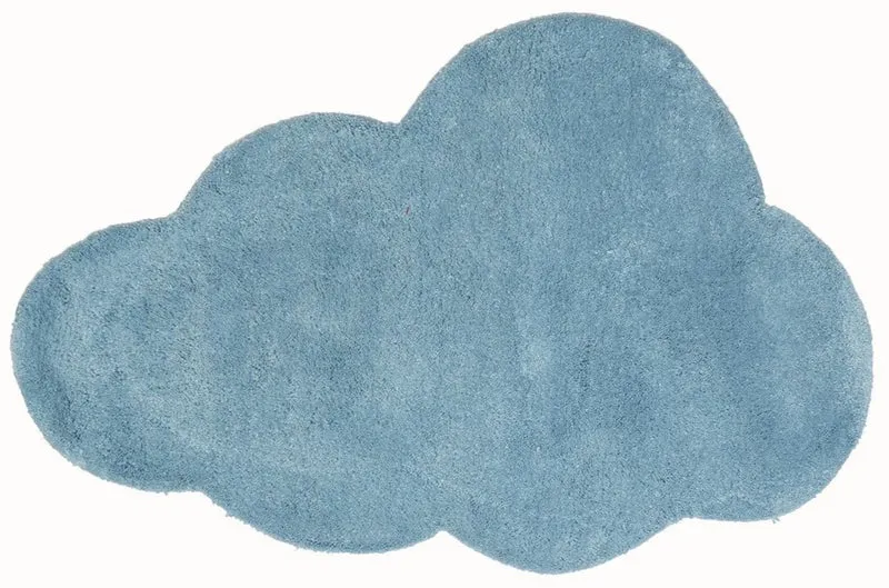 Tapis de Chambre Bleu pour Bébé NUAGE