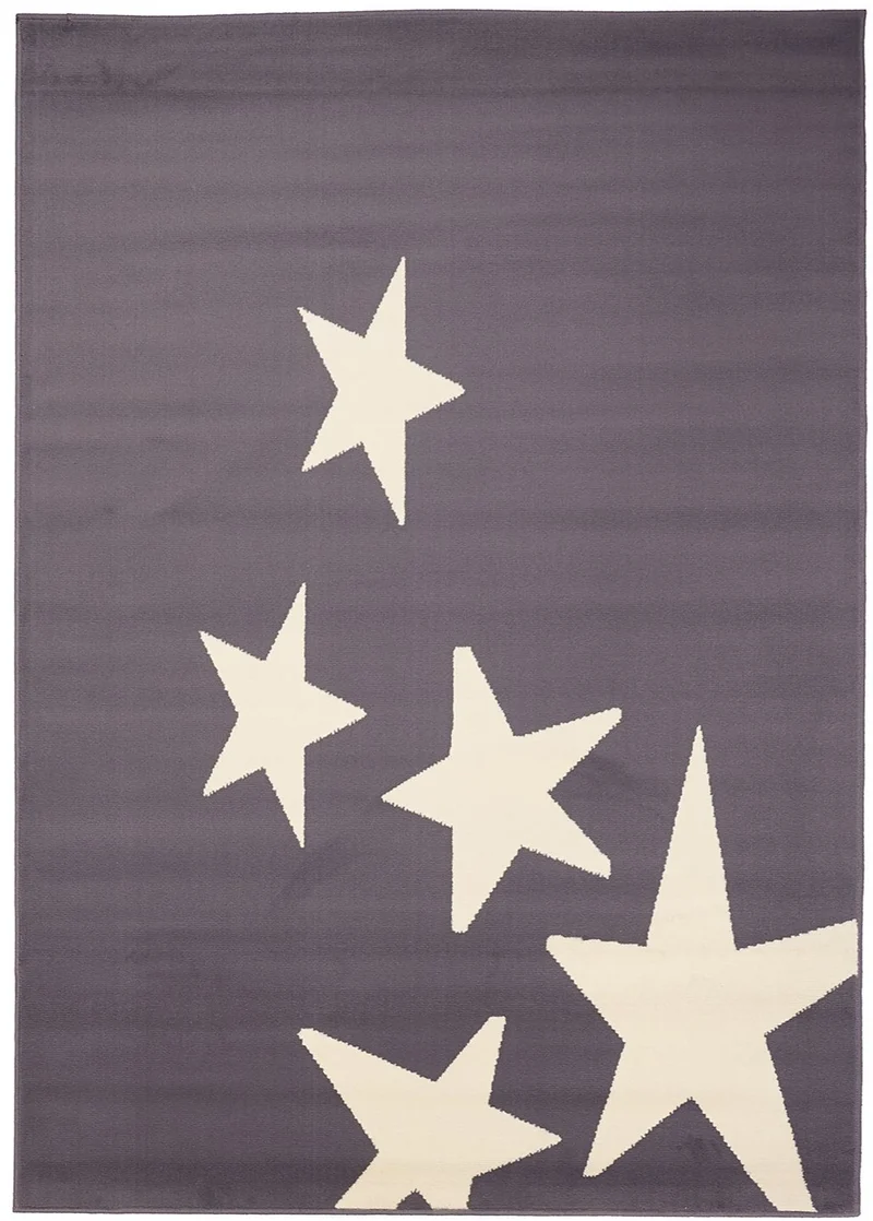 Tapis de Chambre Gris enfant BC LES ETOILES