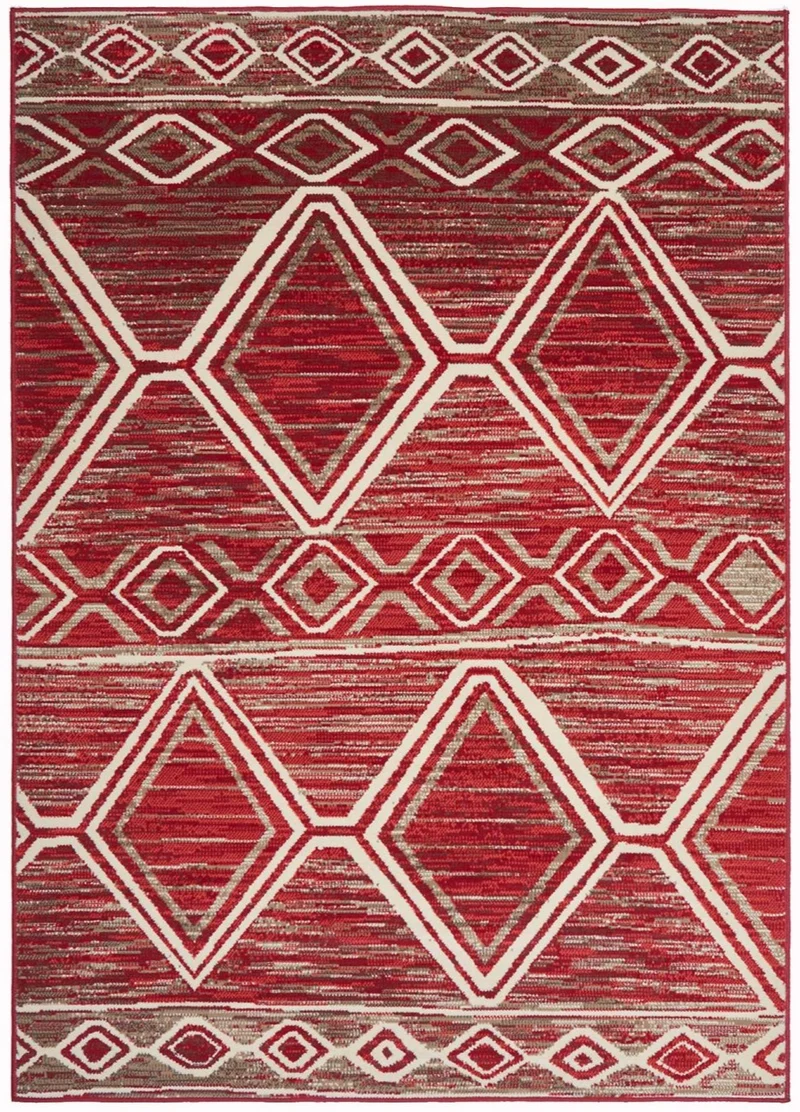Tapis de Salon Berbère Rouge BC BERBER